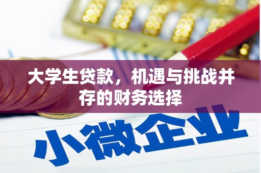 九江大学生贷款，机遇与挑战并存的财务选择