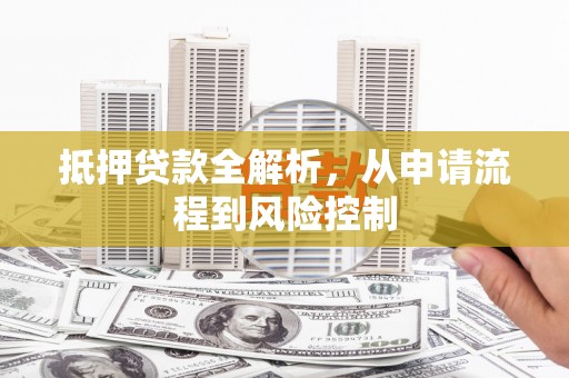 莿桐抵押贷款全解析，从申请流程到风险控制