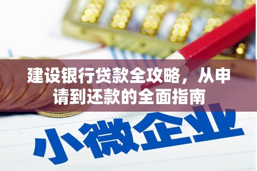 保税区建设银行贷款全攻略，从申请到还款的全面指南