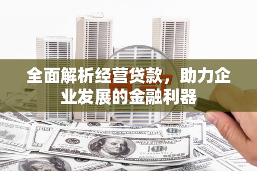 平川全面解析经营贷款，助力企业发展的金融利器