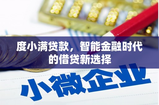 沈河度小满贷款，智能金融时代的借贷新选择