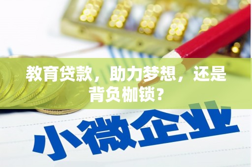 石家庄教育贷款，助力梦想，还是背负枷锁？
