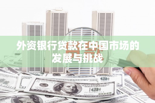 钢城外资银行贷款在中国市场的发展与挑战