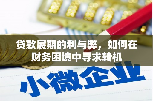 腾冲贷款展期的利与弊，如何在财务困境中寻求转机