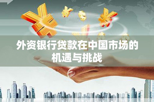 普格外资银行贷款在中国市场的机遇与挑战