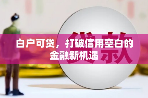 行唐白户可贷，打破信用空白的金融新机遇