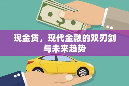 东台现金贷，现代金融的双刃剑与未来趋势