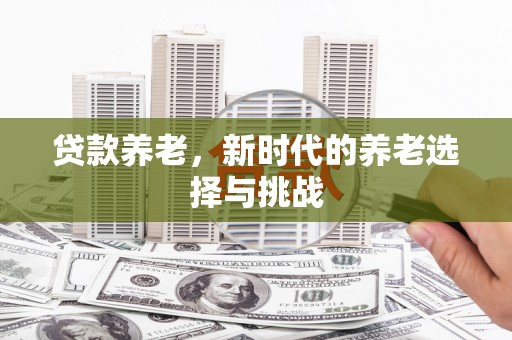 雁江贷款养老，新时代的养老选择与挑战