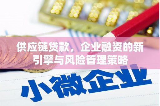 甘井子供应链贷款，企业融资的新引擎与风险管理策略