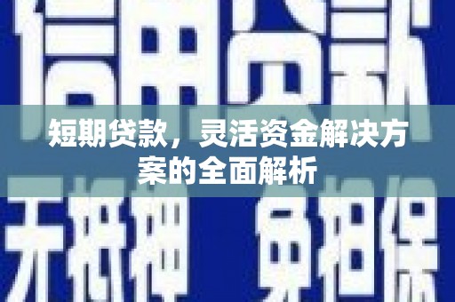 丰原短期贷款，灵活资金解决方案的全面解析