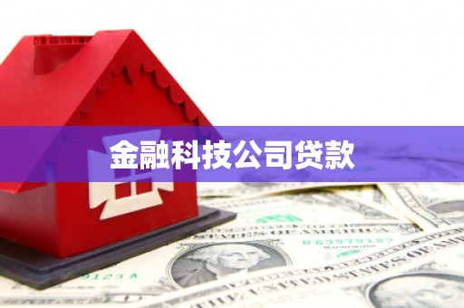 滁州金融科技公司贷款