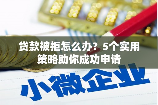那坡贷款被拒怎么办？5个实用策略助你成功申请