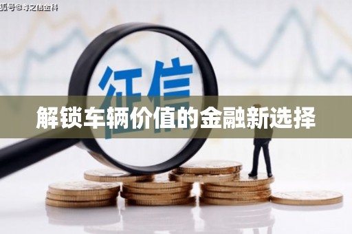 道里解锁车辆价值的金融新选择
